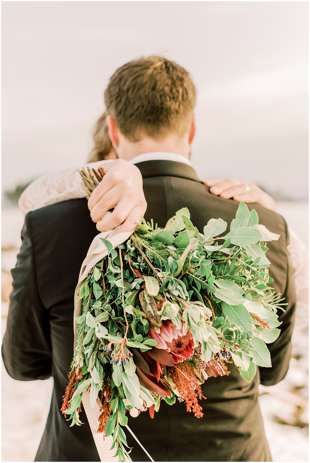Inspiration winter wedding bouquet